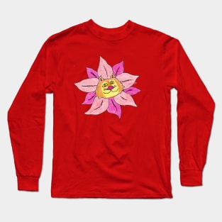 Flower Cat Long Sleeve T-Shirt